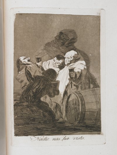 Prato de Los Caprichos, 1797-1798 de Francisco de Goya