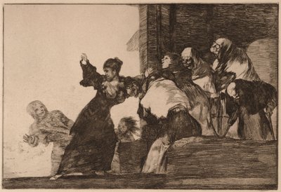 «Pobre Loucura» (Disparate pobre), da série «Los Disparates» de Francisco de Goya