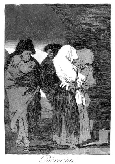 Pobres meninas !, 1799 de Francisco de Goya