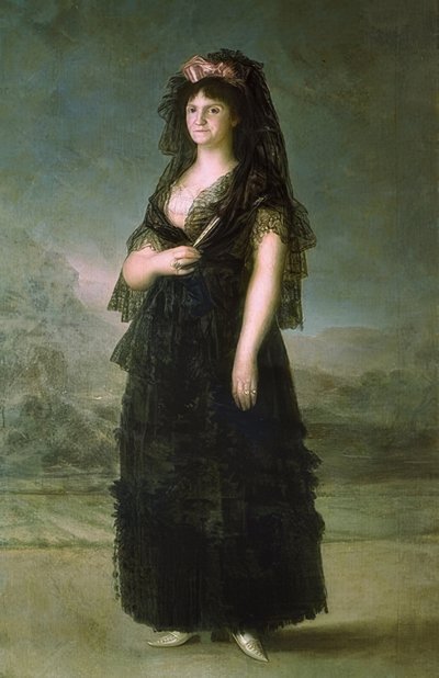 Retrato de Maria Lusia com Mantilla. 1799 de Francisco de Goya