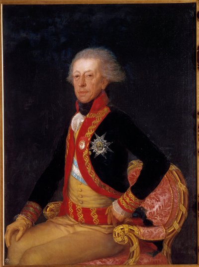 Retrato do General Don Antonio Ricardos Pintura de Francisco de Goya (1746-1828) Sol do século XVIII. 1,12 X 0,84 m Madrid, Musee du Prado de Francisco de Goya