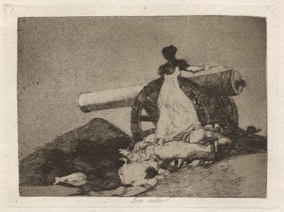 Que valor! (Que coragem!) de Francisco de Goya
