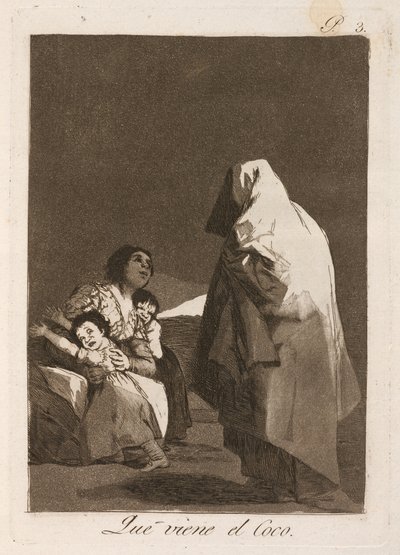 Que o coco está chegando (Here Comes the Bogey-Man) de Francisco de Goya