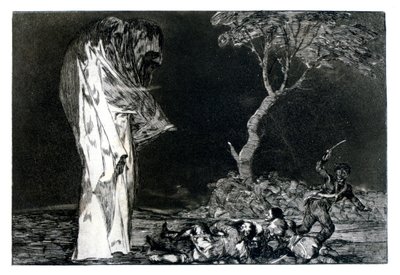 Enigma do Medo, 1819-1823 de Francisco de Goya