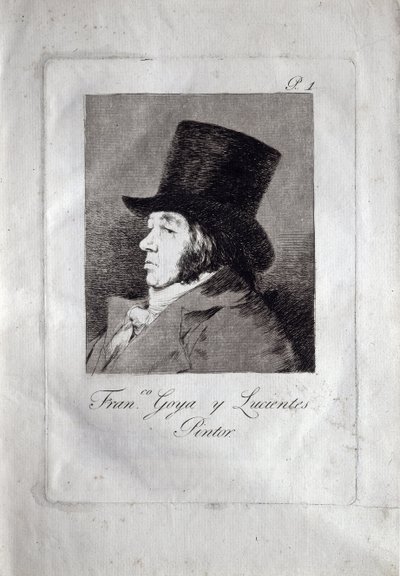 Auto-retrato, 1799 de Francisco de Goya