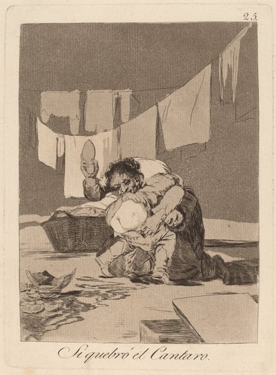 Se eu quebrar o pote (Sim, eu quebrei o pote) de Francisco de Goya