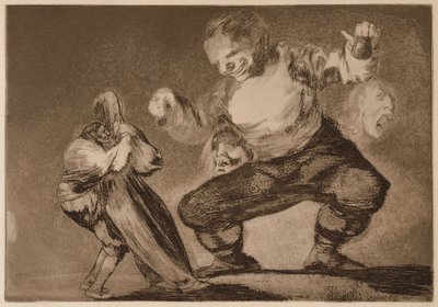 Simpleton (Bobalicón), da série Los Disparates de Francisco de Goya
