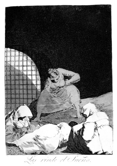O sono supera-os, 1799 de Francisco de Goya
