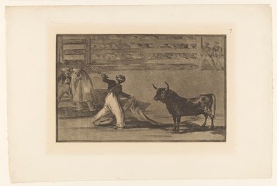 Stierenvechter com banderilla Origem dos arpões ou banderillas Stierengevechten (título da série) La Taureamachie (título da série) Tourada (título da série) de Francisco de Goya