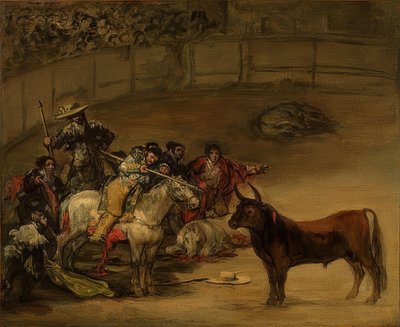 Stierkampf, Sorte das Varinhas. 1824 de Francisco de Goya
