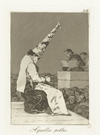 Partículas de pó de Francisco de Goya