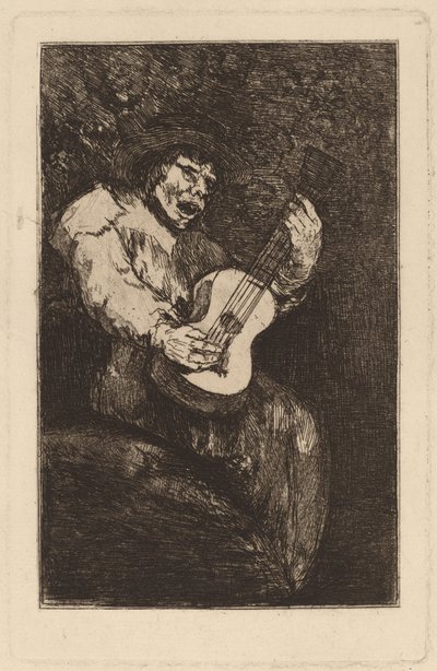 O cantor cego de Francisco de Goya