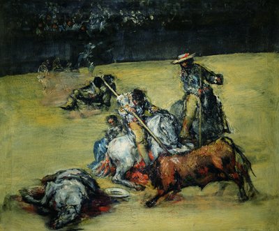 A tourada, c.1825 de Francisco de Goya