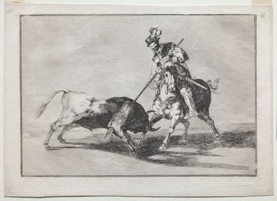 O Cid Campeador lançando outro touro de Francisco de Goya