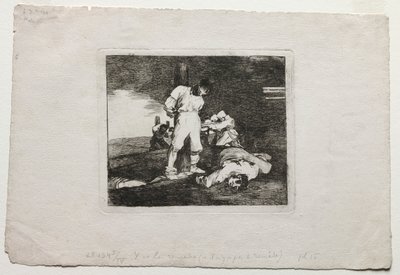 Os desastres da guerra: e não há ajuda para isso, 1810-1820. de Francisco de Goya