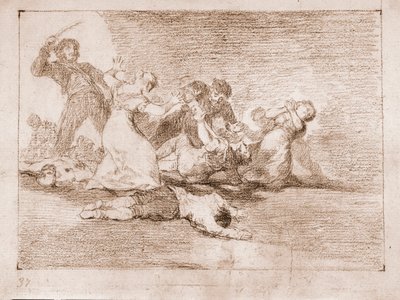 Os Desastres da Guerra : Lucro infame (Sorteio de Francisco de Goya