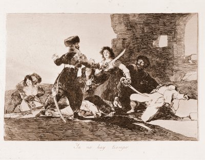 Os Desastres da Guerra : Já é tarde demais (gravura após desenho de Francisco de Goya