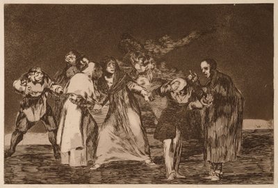 The Exhortations (As exortações), da série Los Disparates de Francisco de Goya