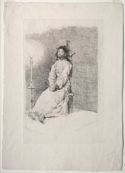 O Homem Garroteado de Francisco de Goya