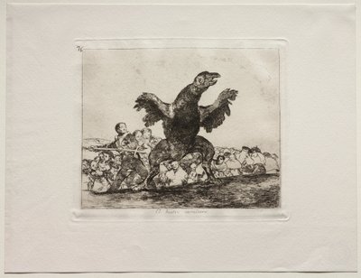 Os Horrores da Guerra: Um Abutre Carnívoro de Francisco de Goya