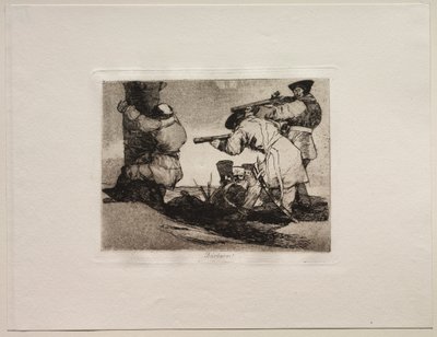 Os Horrores da Guerra: Bárbaros! de Francisco de Goya