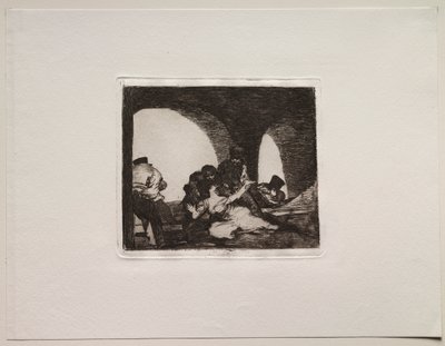 Os horrores da guerra: amargo estar presente de Francisco de Goya