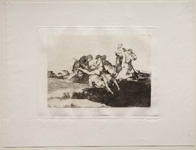Os Horrores da Guerra: Caridade, 1810. de Francisco de Goya