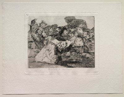 Os Horrores da Guerra: Show do Charlatão de Francisco de Goya