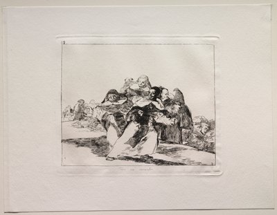 Os Horrores da Guerra: Tudo está às avessas de Francisco de Goya