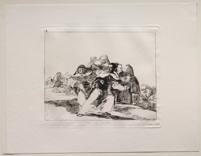 Os Horrores da Guerra: Tudo é confuso. de Francisco de Goya