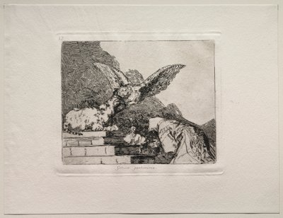 Os horrores da guerra: pantomima felina. de Francisco de Goya