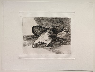 Os horrores da guerra: ele ganha algo com isso. de Francisco de Goya