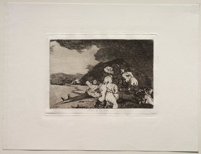 Os horrores da guerra: serve bem. de Francisco de Goya