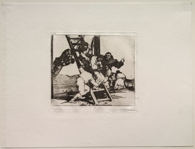 Os horrores da guerra: é um passo difícil! de Francisco de Goya