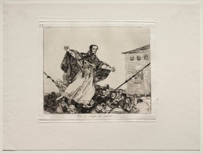 Os Horrores da Guerra: Que A Corda Quebre de Francisco de Goya