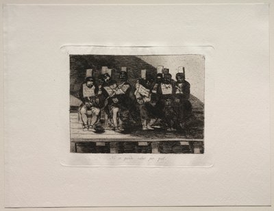 Os horrores da guerra: não se pode dizer o porquê. de Francisco de Goya