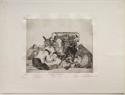 Os horrores da guerra: devoção estranha! de Francisco de Goya