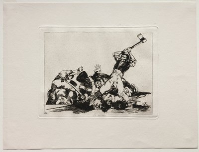 Os Horrores da Guerra: Os Mesmos. de Francisco de Goya