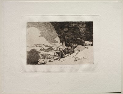 Os horrores da guerra: o mesmo em outros lugares de Francisco de Goya