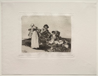 Os horrores da guerra: o pior é implorar. de Francisco de Goya