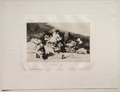 Os horrores da guerra: estes também. de Francisco de Goya