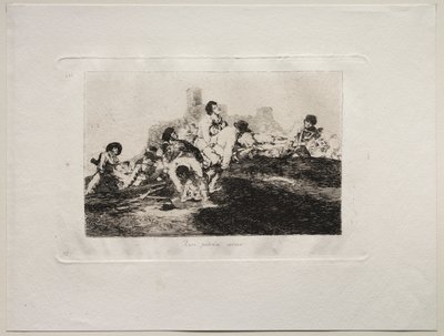 Os horrores da guerra: eles ainda podem ser úteis de Francisco de Goya