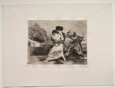 Os horrores da guerra: eles não gostam disso. de Francisco de Goya