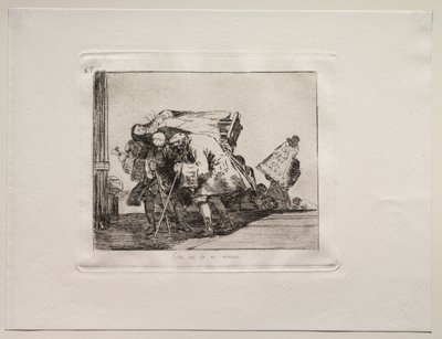 Os horrores da guerra: isso não é menos assim de Francisco de Goya