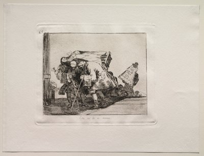Os horrores da guerra: isso não é menos. de Francisco de Goya