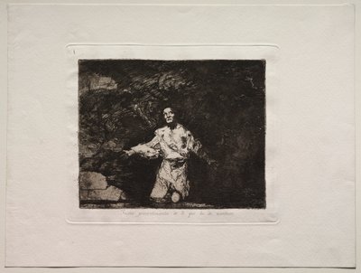 The Horrors of War: Title Page - Tristes pressentimentos do que vai acontecer de Francisco de Goya