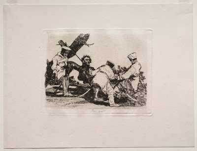 Os horrores da guerra: por quê. de Francisco de Goya