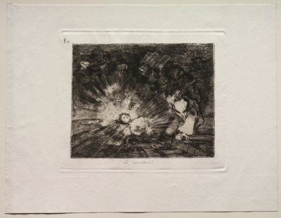 Os horrores da guerra: ela se levantará novamente de Francisco de Goya