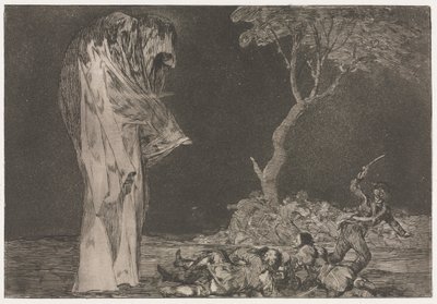 Os Provérbios: Loucura do Medo de Francisco de Goya