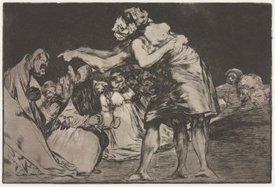 Os Provérbios: Loucura Matrimonial de Francisco de Goya